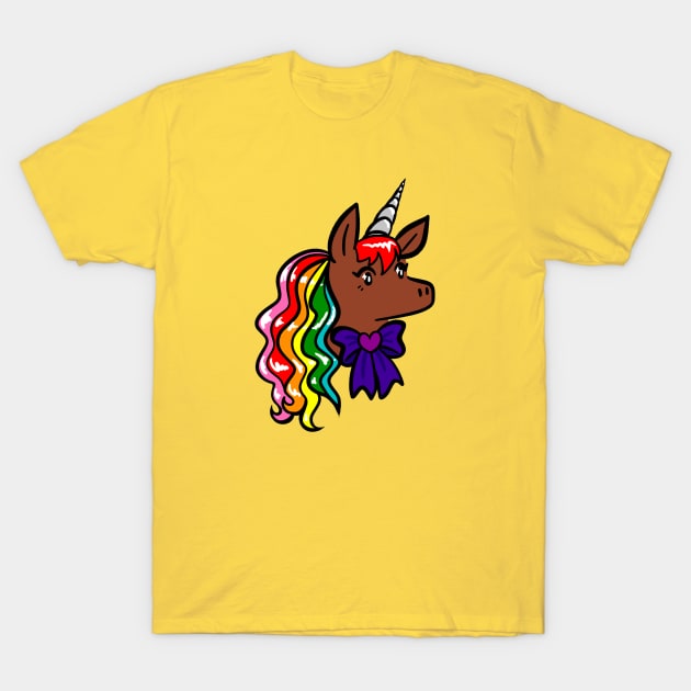 Rainbow Unicorn T-Shirt by Hard Maybe